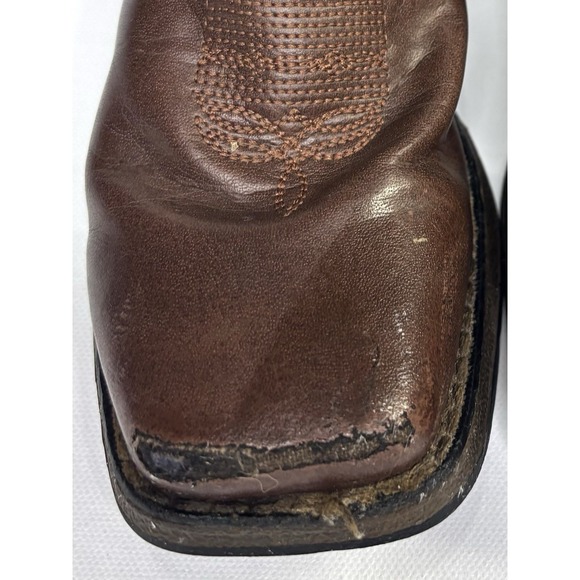 Durango Western Boots Kids 12M Brown America USA Flag Cowboy BT245 - Picture 15 of 16